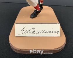 Ted Williams Signed Gartlan Ceramic Figurine Red Sox Splendid Splinter Auto HOF