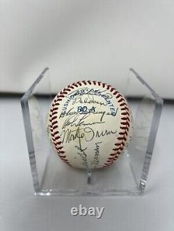 Ted Williams Signed Hall Of Famers & Legends Baseball Beckett 22 Autos