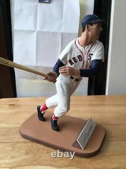 Ted Williams Signed L. E. Gartlan Cold-Cast Figurine PSA/DNA