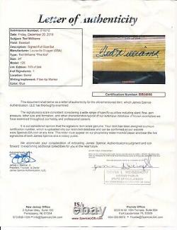 Ted Williams Signed Limited Edition Louisville Slugger Tan Bat /344 JSA 896