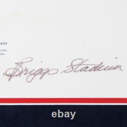 Ted Williams Signed Lithograph Red Sox COA JSA