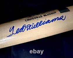 Ted Williams Signed Louisville Slugger Baseball Bat. High Grade Auto. PSA