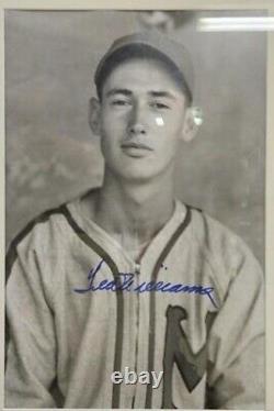 Ted Williams Signed Minneapolis Millers Rookie 16x20 Photo Beckett LOA BP39268