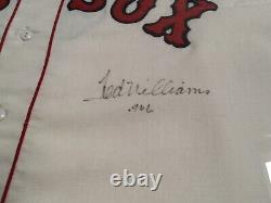 Ted Williams Signed Mitchell & Ness 1939 Rookie Boston Red Sox Jersey