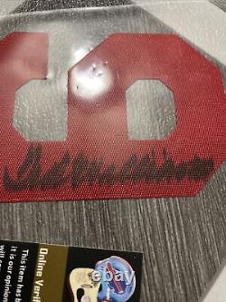 Ted Williams Signed Number Decal With COA
