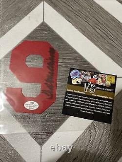 Ted Williams Signed Number Decal With COA