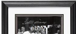 Ted Williams Signed Oevrsized 11 X 14 Framed & Matted 18 X 21 B&w Photo Psa Loa