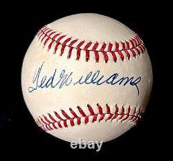 Ted Williams Signed Official AL Baseball. High Grade Auto. JSA
