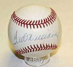 Ted Williams Signed Official American League Baseball HOF UDA