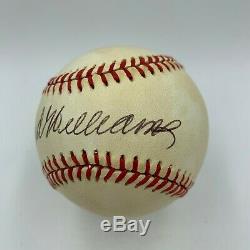 Ted Williams Signed Official American League Baseball With JSA COA