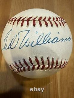 Ted Williams Signed Official American League MLB Autographed Baseball