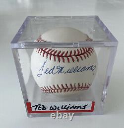 Ted Williams Signed Official Major League Baseball Autographed Ball ACE Vintage