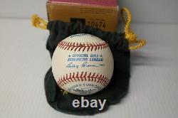 Ted Williams Signed Officialal Baseball, Upper Deck authenticated With Topps 1