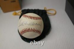 Ted Williams Signed Officialal Baseball, Upper Deck authenticated With Topps 1