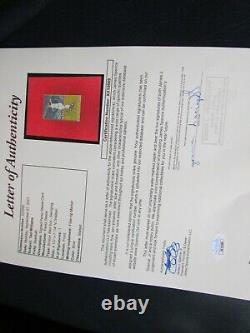 Ted Williams Signed Perez Steel Matted Frame JSA CERTIFIED
