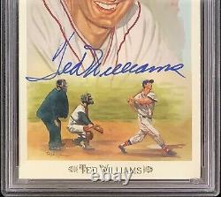 Ted Williams Signed Perez Steele Celebration Postcard Red Sox Autograph PSA/DNA