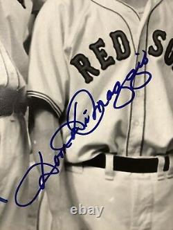 Ted Williams Signed Photo 16x20 Joe DiMaggio Autograph HOF +2 Yankees Redsox JSA