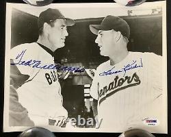 Ted Williams Signed Photo 8x10 Baseball Harmon Killebrew Autograph Sox PSA/DNA