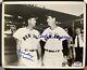 Ted Williams Signed Photo 8x10 Baseball Mickey Vernon Autograph Red Sox Psa/dna