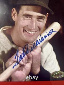 Ted Williams Signed Photo 8x10 HOF Heroes of the Game Authenticity