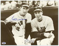 Ted Williams Signed Photo Joe DiMaggio PSA/DNA Red Sox