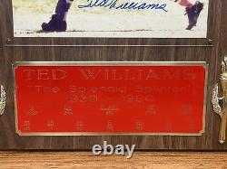 Ted Williams Signed Photo Wall Plaque Autograph Gallen Sports COA Red Sox