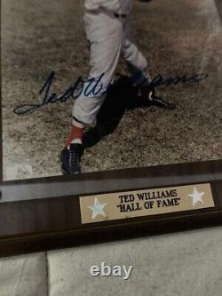 Ted Williams Signed Plaque found the COA