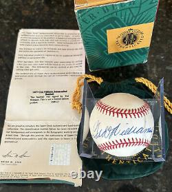Ted Williams Signed Rawlings Baseball Upper Deck Authentic Auto With Bag, Box, LOA
