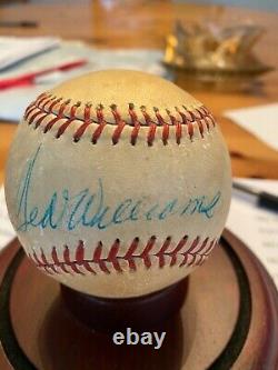 Ted Williams Single Signed Baseball Autographed PSA DNA