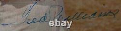 Ted Williams Splendid Splinter Signed Baseball Photo Autograph Reference LOA