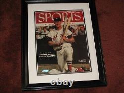 Ted Williams Sports Illustrated Cover Autographed Upper Deck COA