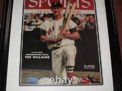 Ted Williams Sports Illustrated Cover Autographed Upper Deck COA