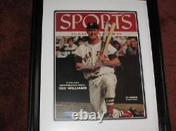 Ted Williams Sports Illustrated Cover Autographed Upper Deck COA