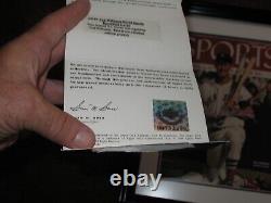 Ted Williams Sports Illustrated Cover Autographed Upper Deck COA