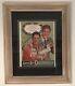 Ted Williams & Stan Musial Autographed Cigarette Ad Chesterfield 1947 Framed Coa
