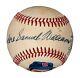 Ted Williams The Splendid Splinter Full Name Signed Baseball Jsa Mint 9