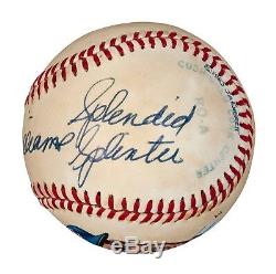 Ted Williams The Splendid Splinter Full Name Signed Baseball JSA MINT 9