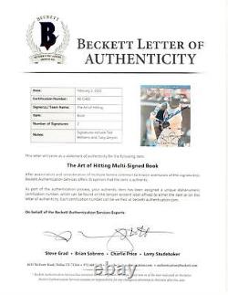 Ted Williams Tony Gwynn Signed Autographed Book Art of Hitting BAS AB12485