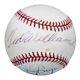 Ted Williams Tony Gwynn Dual Signed Autograph Baseball Dick Enberg Collection