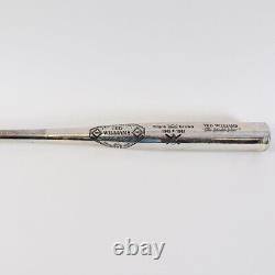 Ted Williams Triple Crown Silver Baseball Bat Red Sox