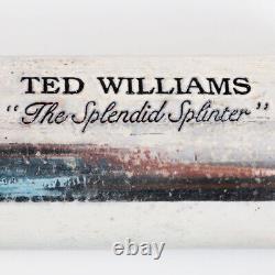 Ted Williams Triple Crown Silver Baseball Bat Red Sox