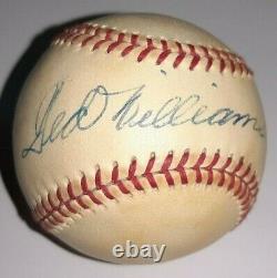 Ted Williams UDA Signed Baseball Upper Deck Authenticated Autographed COA