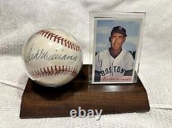 Ted Williams Unbelievable Condition Autographed Baseball. Rawlings Official Mint