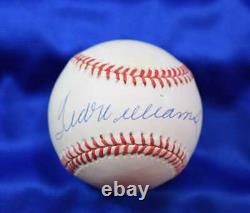 Ted Williams Upper Deck Coa Autograph American League OAL Signed Baseball