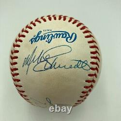 Ted Williams Willie Mays Hank Aaron 500 Home Run Club Signed Baseball PSA DNA