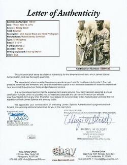 Ted Williams and Bobby Doerr Signed 8x10 with Full JSA Letter