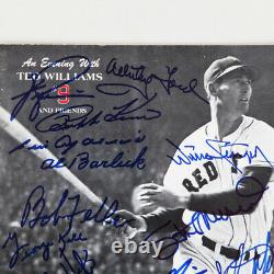 Ted Williams and Friends Signed Program (19) Stan Musial, Bob Feller, etc