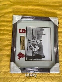 Ted Williams at Holy Cross College 1st AT BAT in Massachusetts Framed Photo