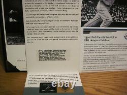 Ted Williams athenticate autographed photo certified by Upper Deck