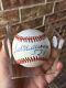 Ted Williams Autographed Omlb Baseball With 521 Home Runs Inscription Super Rare